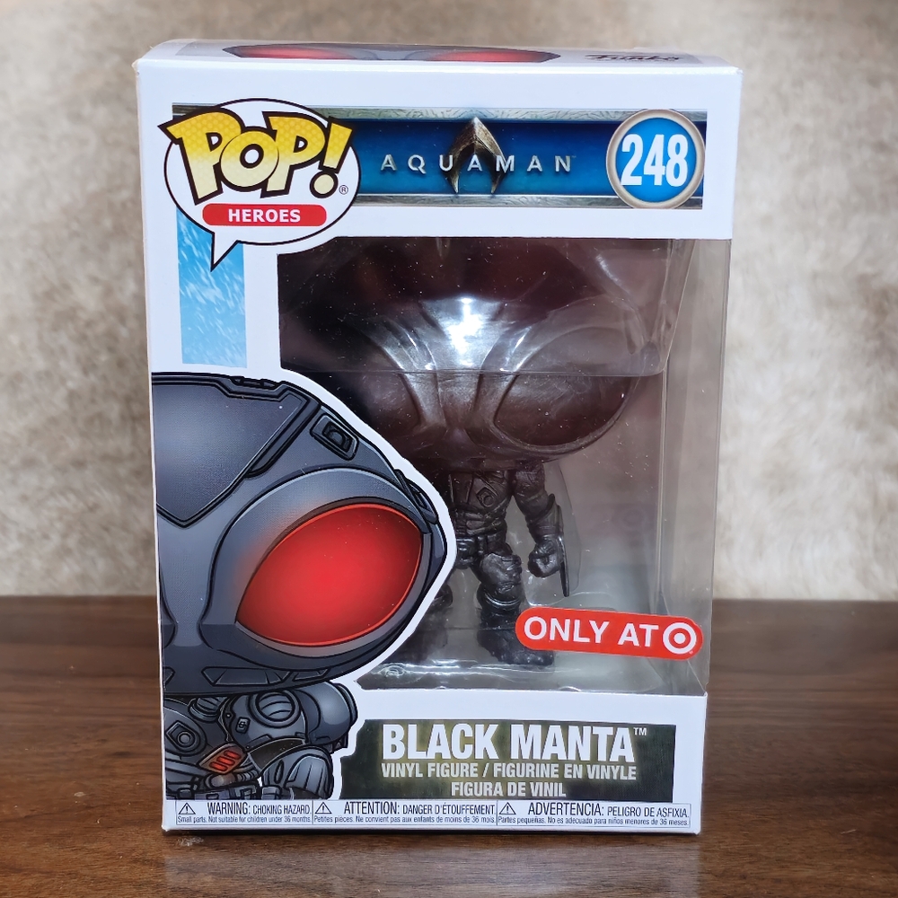 FUNKO POP! HEROES - Aquaman Black Manta #248 - Only At Target Exclusive